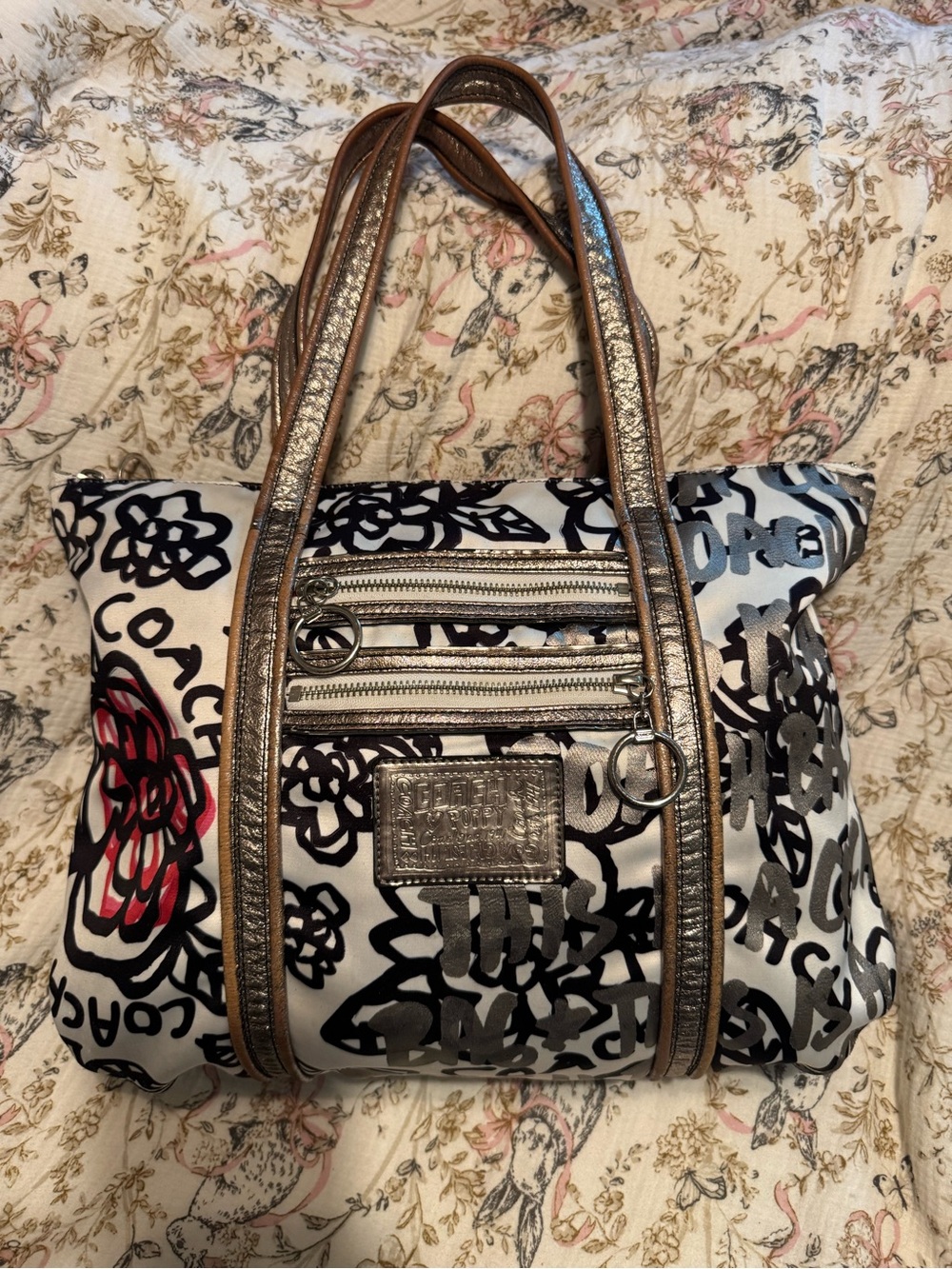 Coach Poppy Graffiti Bag